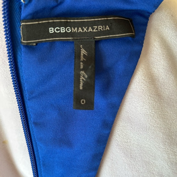 BCBGMaxAzria Royal Blue Cutout Maxi Dress size 0 - Picture 10 of 11